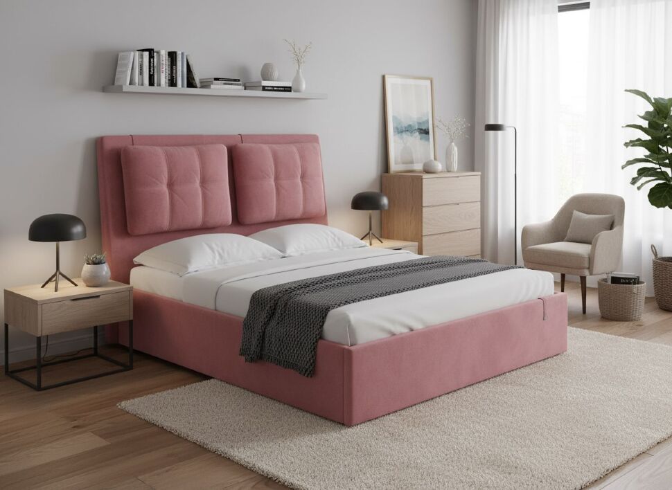 Кровать Ester 1600 модель 311 Ультра коралл