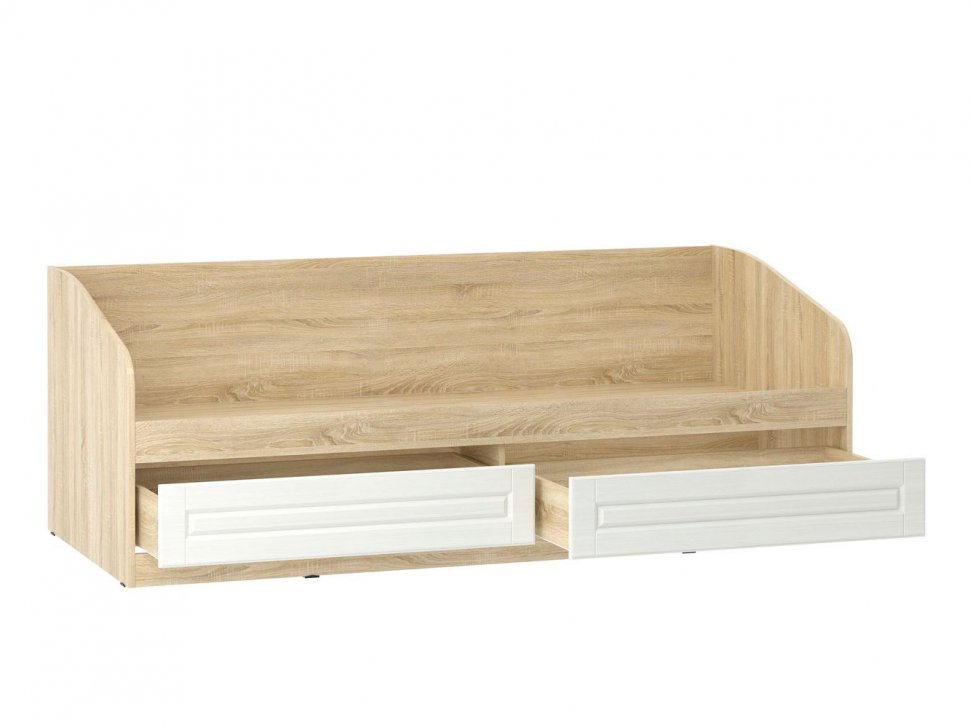 НМ 041.50-01 кровать Оливия Дуб Сонома/белое дерево