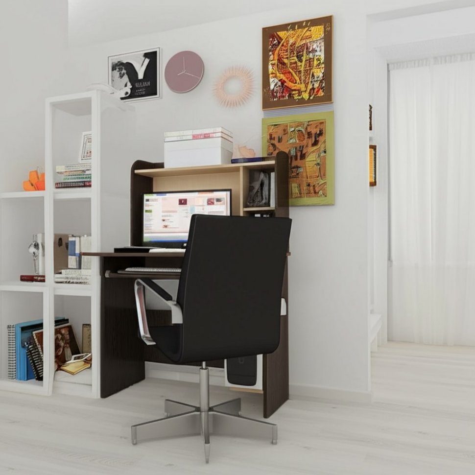 Стол компьютерный Грета-2 ТЭКС (Венге)