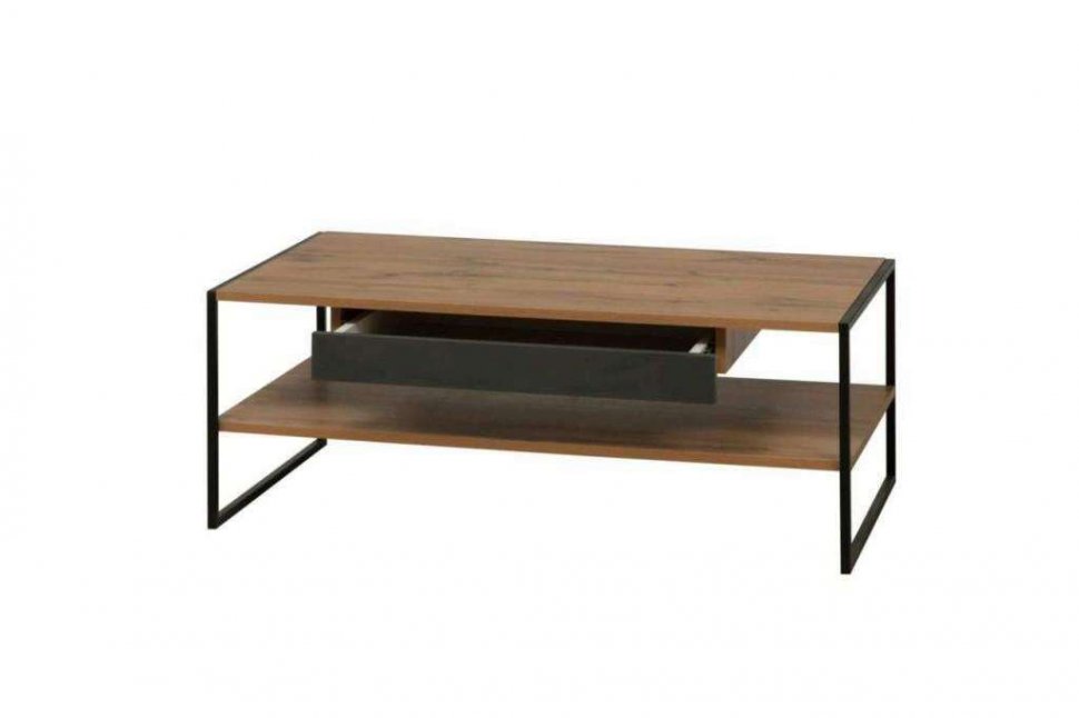 Доната стол журнальный 46.06 Дуб Вотан/Диамант серый