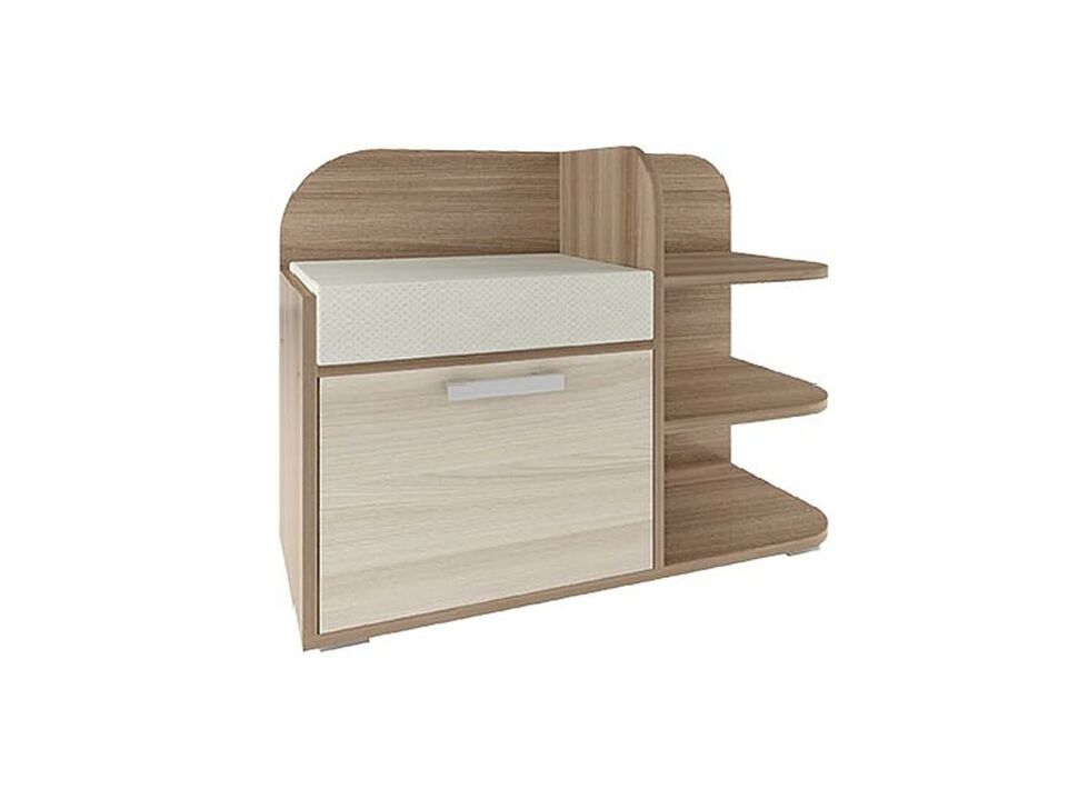 Ивушка 6 Тумба для обуви Ясень Шимо Темный / Светлый