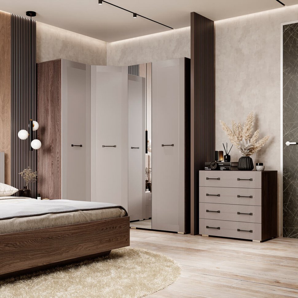 Шкаф угловой Моника ШК-41 (Семья Мебелони)