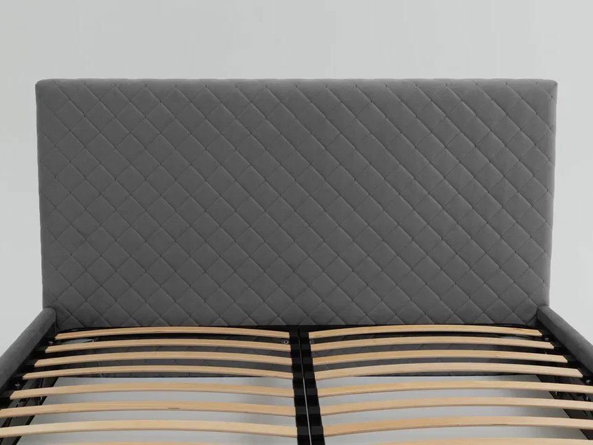 Кровать Galaxy 1800 с основанием / серый №25