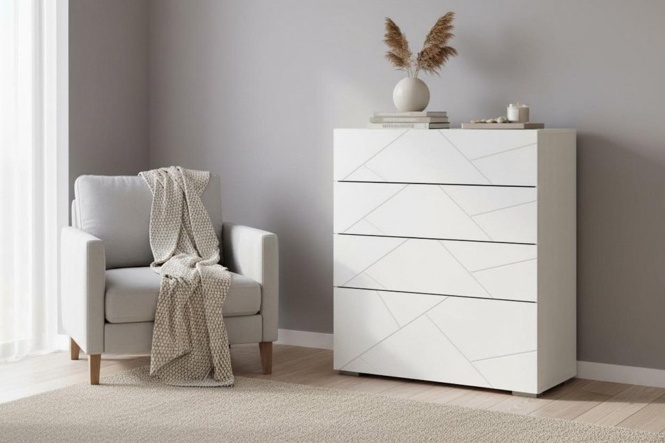 НМ 040.64 комод Summit / белый