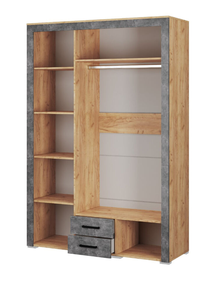 Шкаф трехдверный (ТЭКС) Ателье светлое