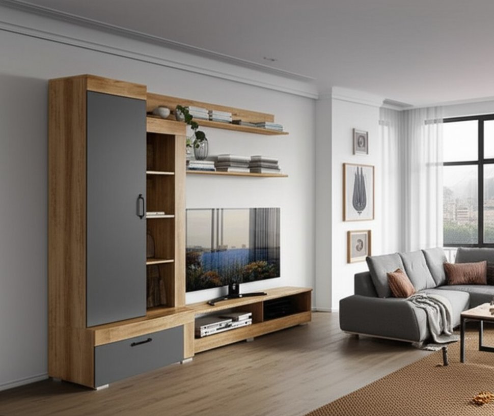 Шкаф-стеллаж Прима ШК-18 (Мебелони)