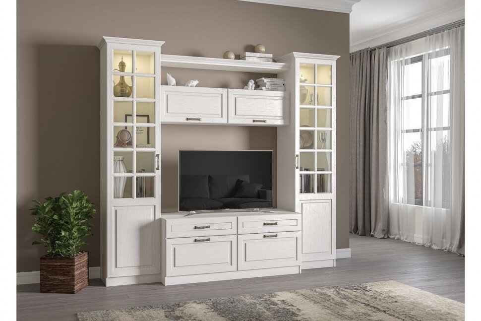 Ливерпуль Полка Белый/Ясень ваниль