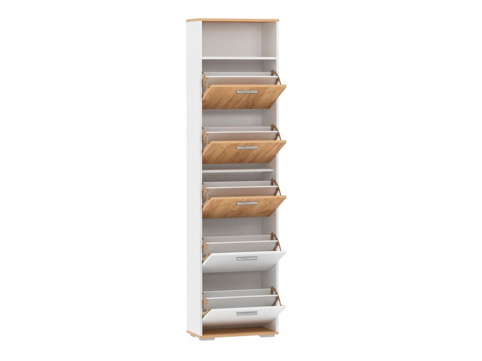 Прихожая Санти-2 Белый/Дуб крафт золотой