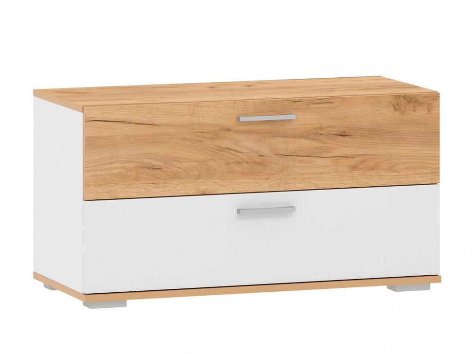 Прихожая Санти-2 Белый/Дуб крафт золотой