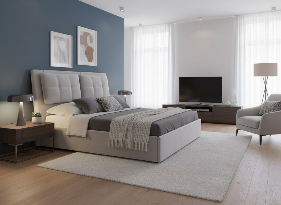 Кровать Ester 1800 модель 311 Ультра смог