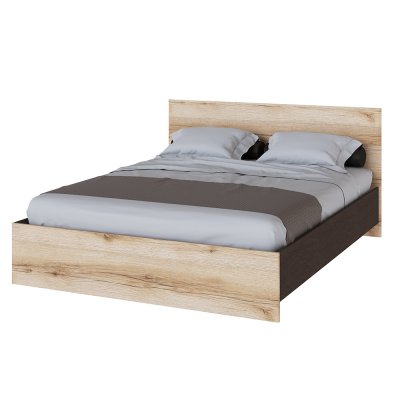 Кровать 160х200 Плейона (ТЭКС) с настилом ДСП Дуб делано