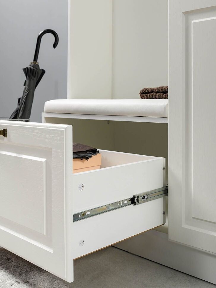 Ливерпуль Прихожая 13.21 Белый/Ясень ваниль