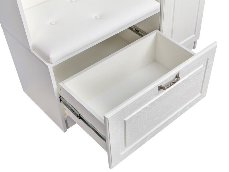 Ливерпуль Прихожая 13.21 Белый/Ясень ваниль