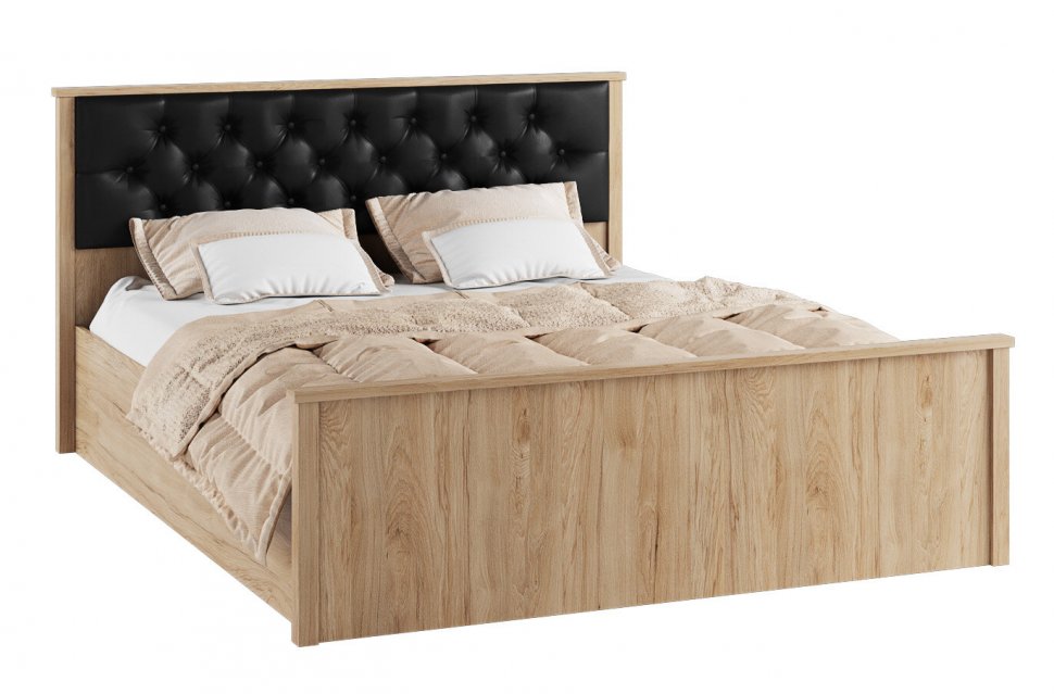 Кровать 160х200 Модена МКР-2 с настилом из ДСП (Домани) Гикори Рокфорд