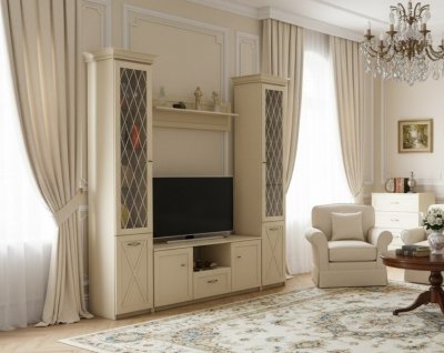 Гостиная Бэль 2 Слоновая кость
