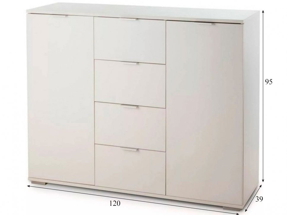 Комод НК-4 Белый