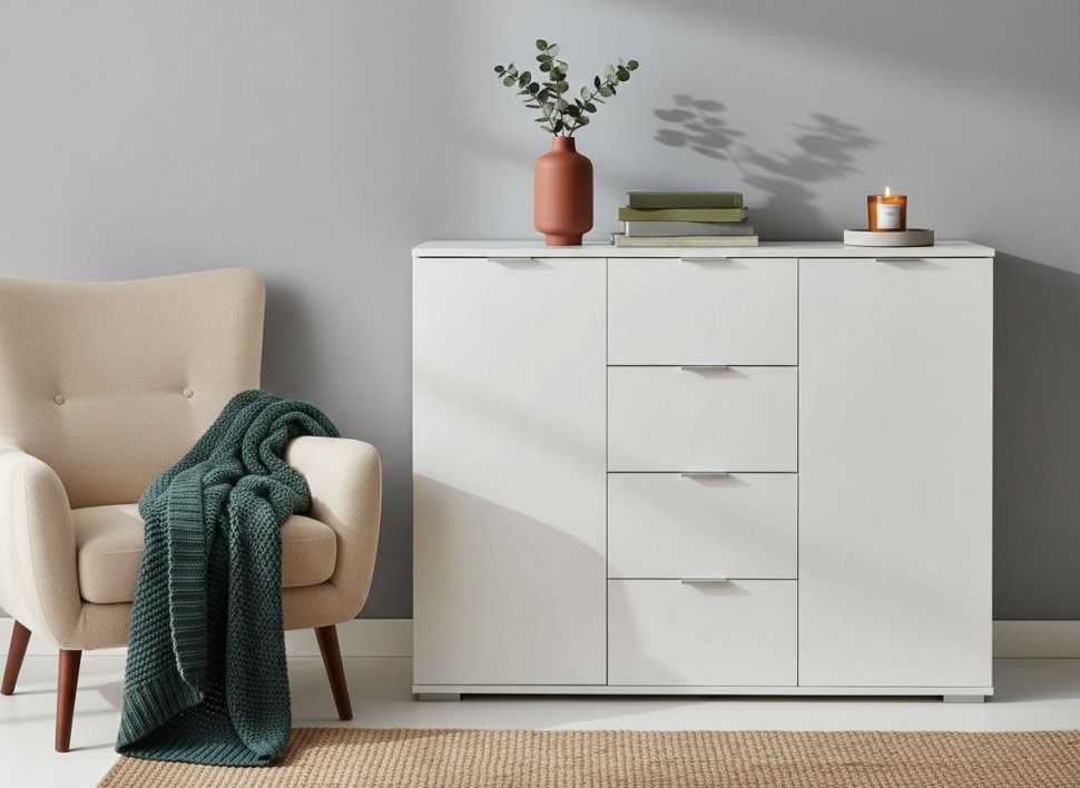 Комод НК-4 Белый