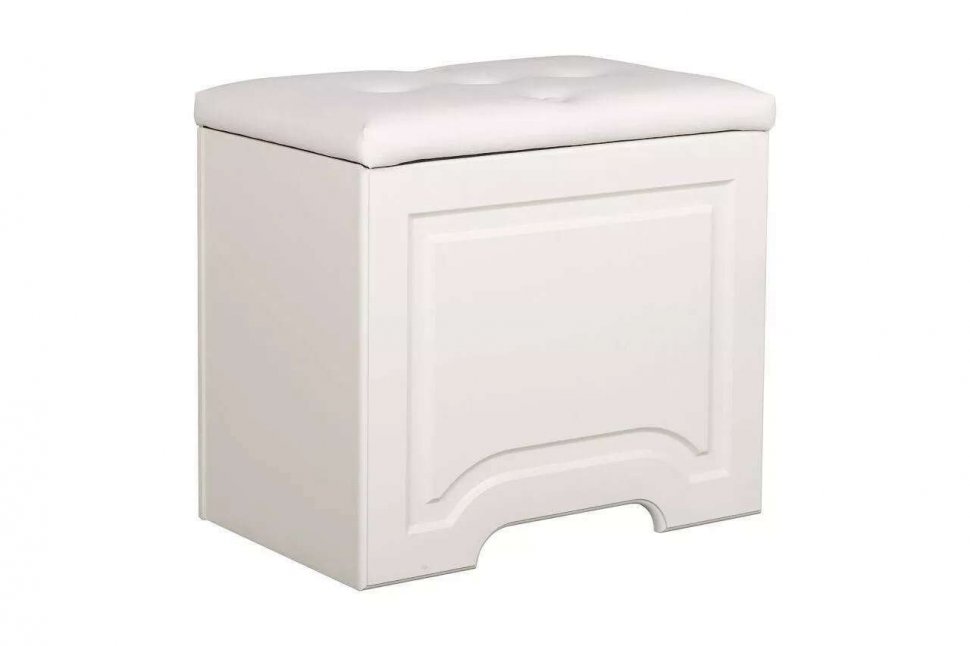 Ливерпуль Пуф 14.02 Белый/Ясень ваниль/кз.Белый