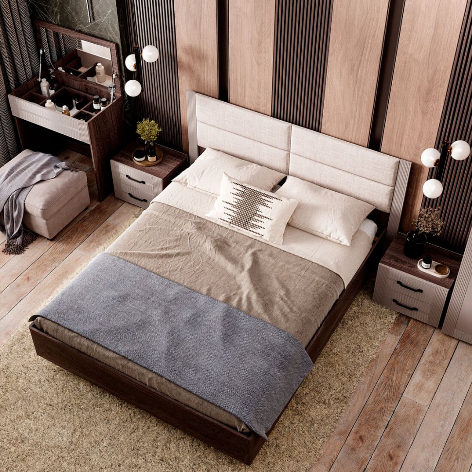 Кровать 160х200 Моника КР-18 (БТС) без основания