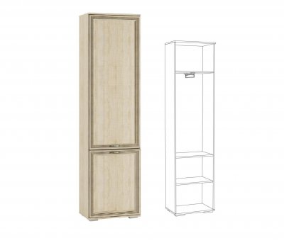 Шкаф-пенал платяной ЛШ-2 Ливорно DOMANI (Дуб Сонома)