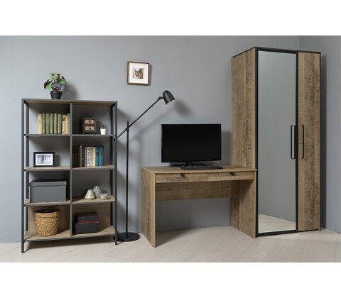 Трувор стеллаж 13.151.02 Дуб Гранж Песочный/Интра