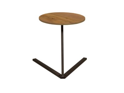 Стол приставной 42.47 Сеул Дуб Вотан/металл черный