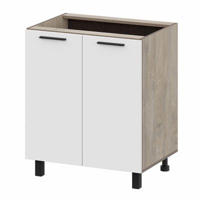 Шкаф кухонный напольный 70 см Этна 7с2 (Софт Вайт)