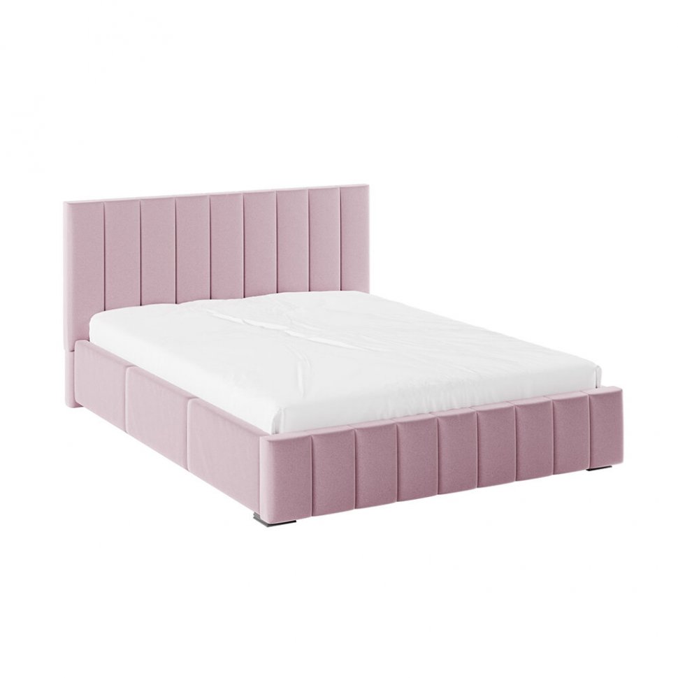 Мягкая кровать 140х200 Нега (ТЭКС) Пыльная роза