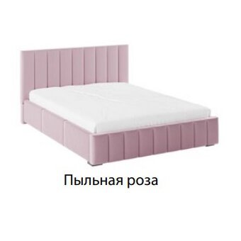Мягкая кровать 140х200 Нега (ТЭКС) Пыльная роза
