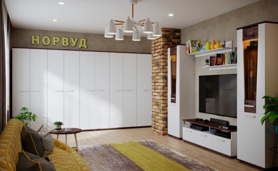 Шкаф для одежды Норвуд 12 Глазов-мебель