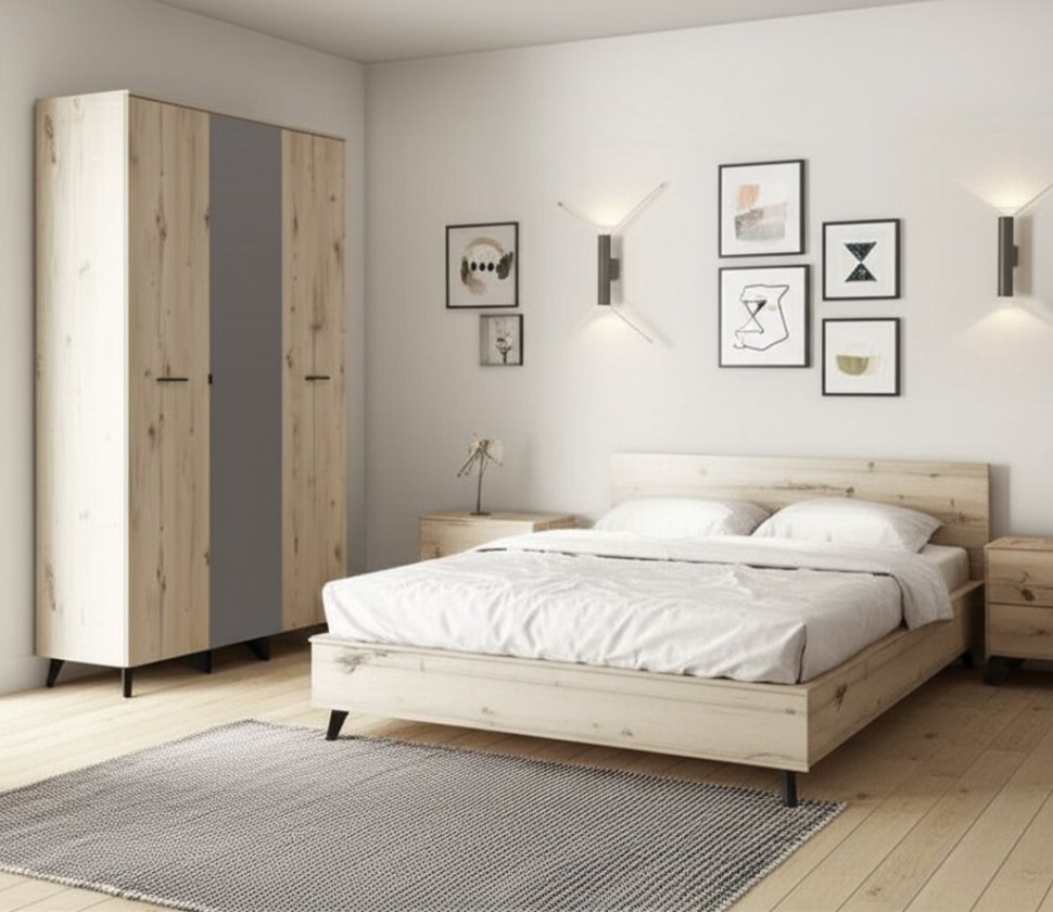 Шкаф трехдверный для одежды Sofia 18 (Ижмебель)