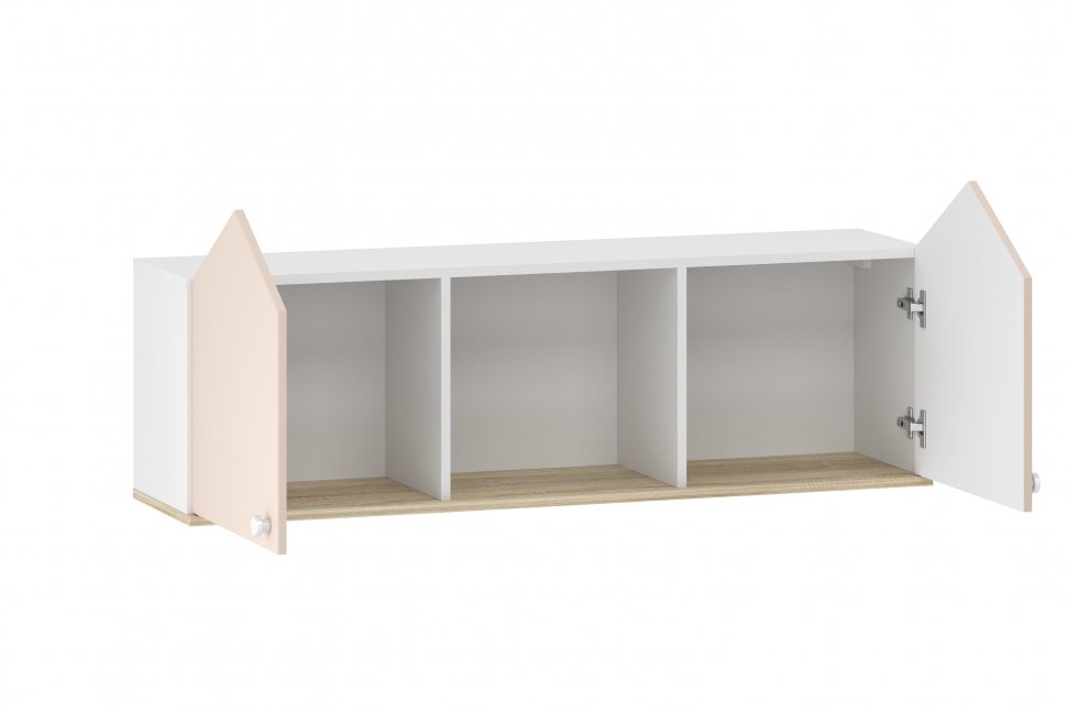 НМ 041.46 полка Банни белый/дуб сонома/бисквит