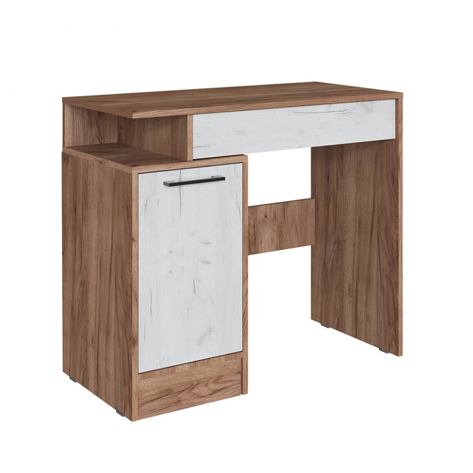 Стол косметический Вегас (ТЭКС) Крафт табачный / Крафт белый