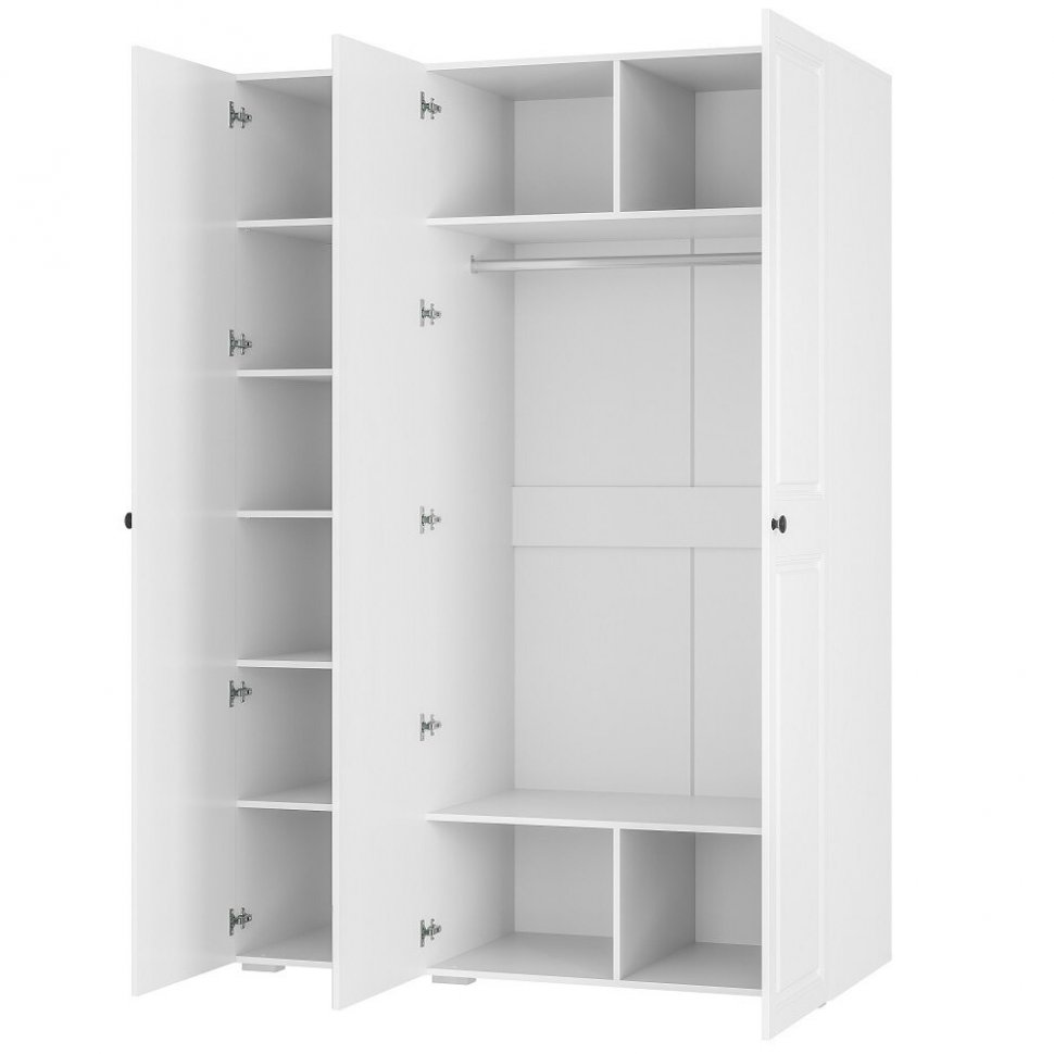 Шкаф 3-створчатый Софт ШК-06 (БТС) Белый