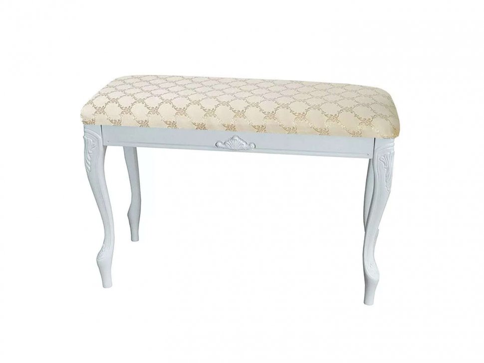 Банкетка Б-7 белый/андрис бежевый