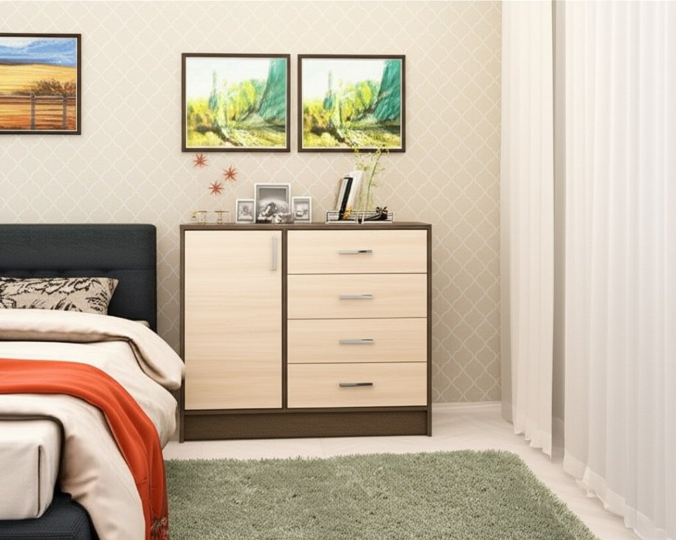 Комод-тумба Катрин-6 ТЭКС (Венге)