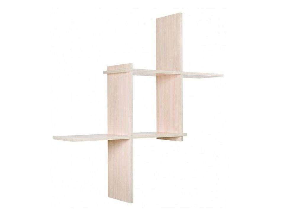 Полка навесная Кубик-3 Дуб беленый