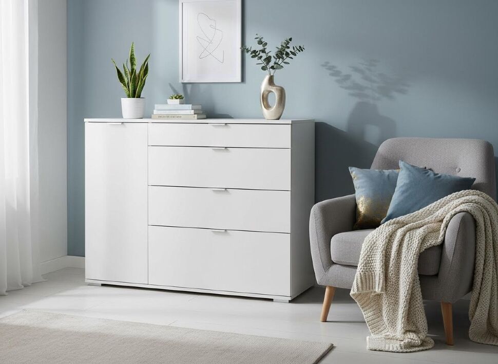 Комод НК-3 Белый