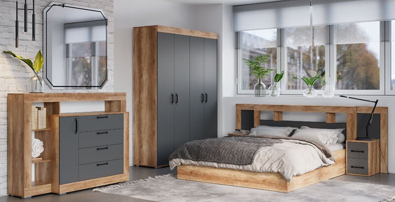 Спальня Прима (Мебелони) Комплект