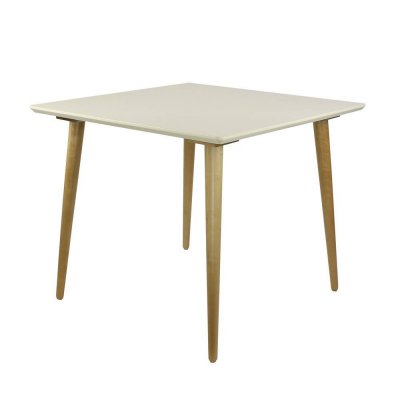 Стол обеденный Ронда Мини 100, натуральный/слоновая кость