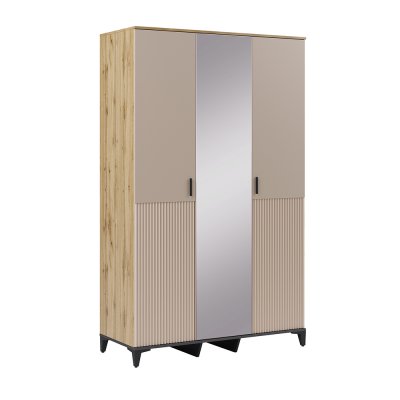 Шкаф 3-створчатый Дюна (Ижмебель) с зеркалом