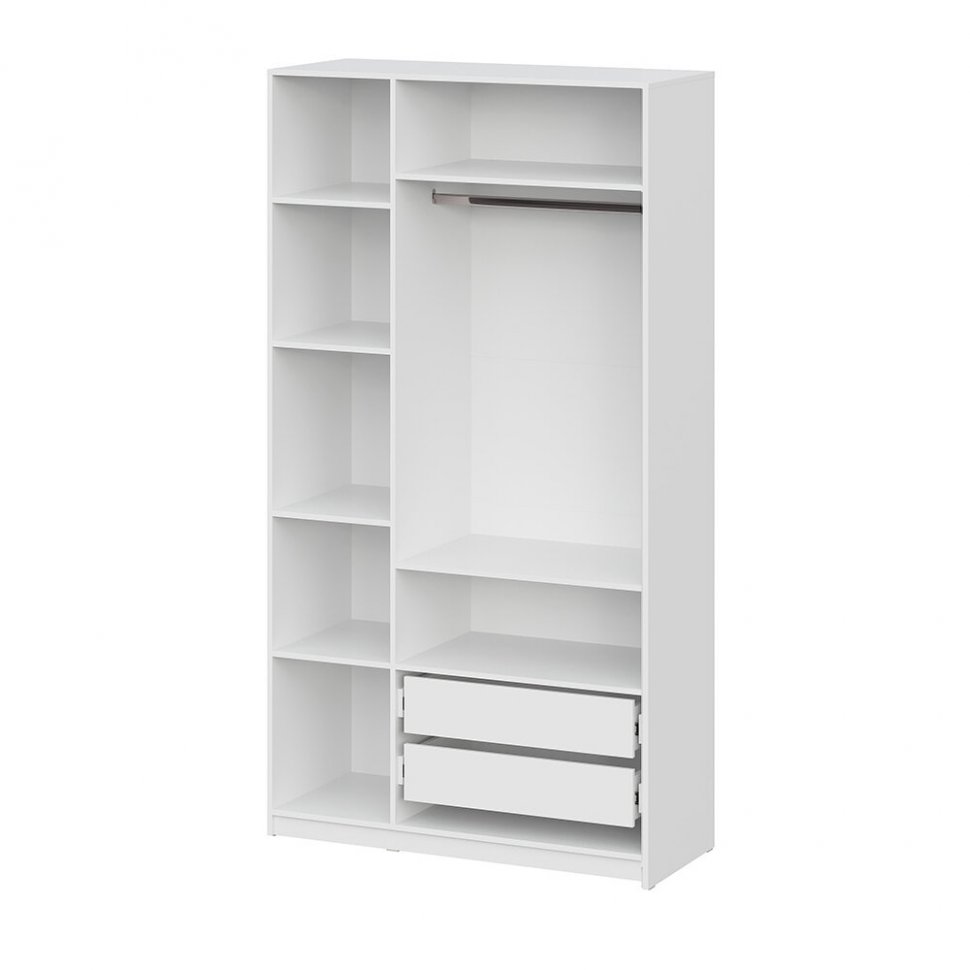 Шкаф 3-дверный с ящиками 1200 (Арника) ШК-5 Белое дерево