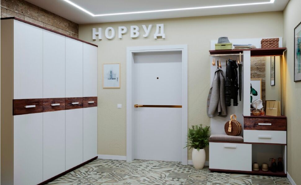 Шкаф для одежды Норвуд 71 Глазов-мебель