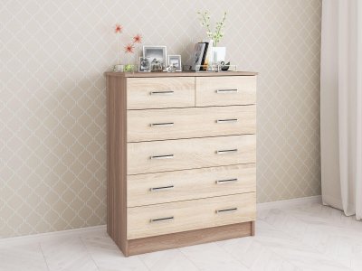 Комод Катрин-5 ТЭКС (Ясень Шимо)