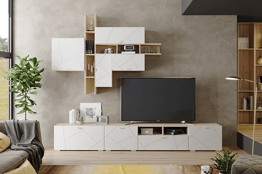 Шкаф настенный (полка) Скайлайн 600 MLK (Белый)