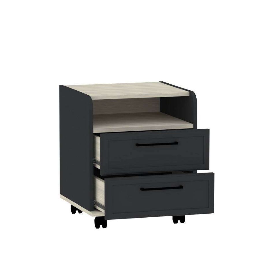 Тумба на колесиках Аурелио (Глазов) 94 Антрацит