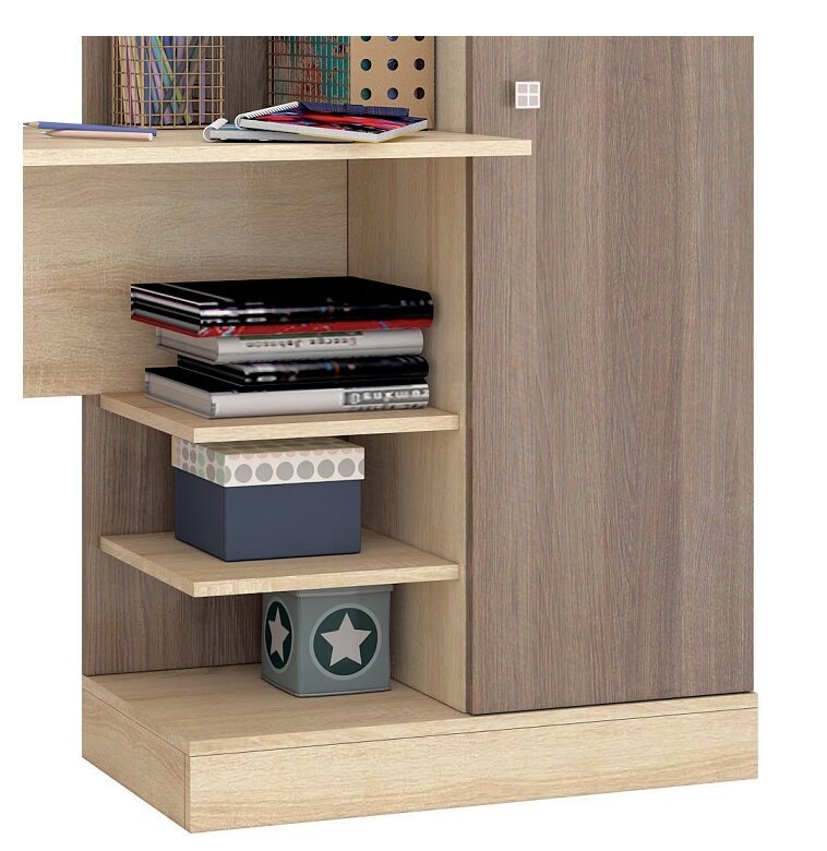 Стол компьютерный Квартет-6 ТЭКС (Ясень шимо)