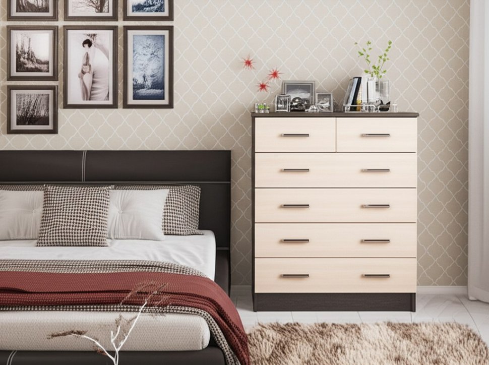 Комод Катрин-5 ТЭКС (Венге)