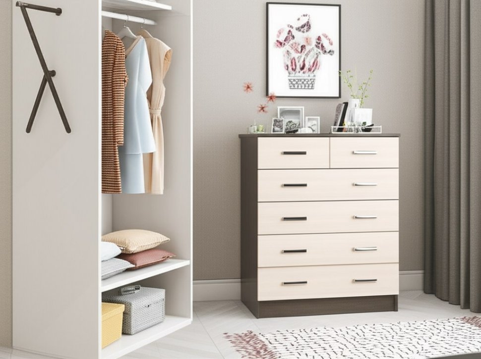 Комод Катрин-5 ТЭКС (Венге)