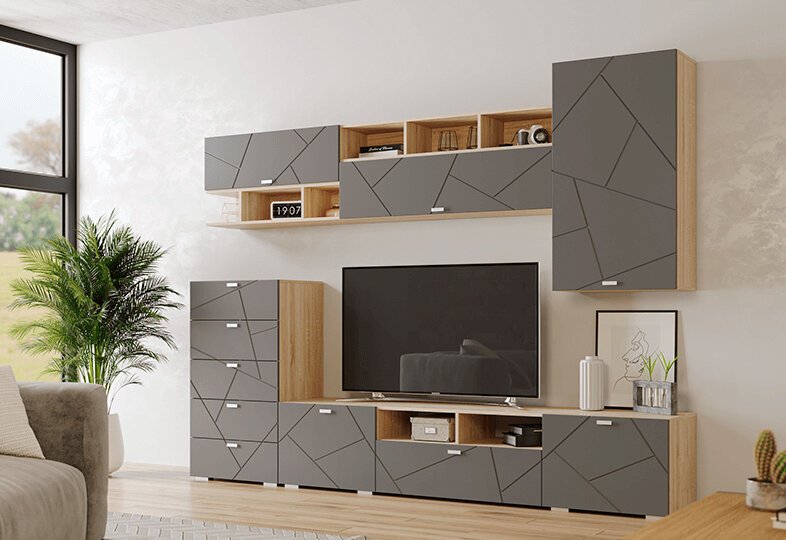 Гостиная Скайлайн MLK Комплект